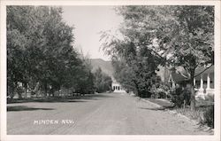 Residential Street Postcard