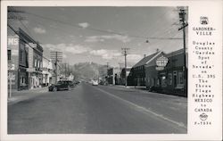 Business District on US 395 Gardnerville, NV Postcard Postcard Postcard