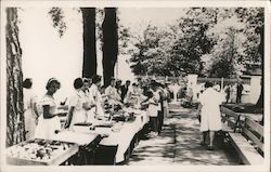 Dinner Buffet at Gratiot Inn Postcard