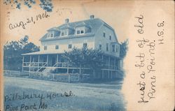 Pillsbury House 1906 Pine Point, ME Postcard Postcard Postcard