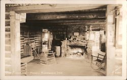 Fireplace - Hewes Kirkwood Inn Postcard