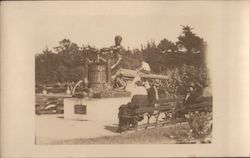 Apple Cider Press Statue - Golden Gate Park Postcard