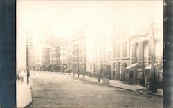 Unidentified City Street, Western Union Telegraph Office Postcard