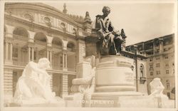 Carlos Gomes Monument São Paulo, Brazil Postcard Postcard Postcard