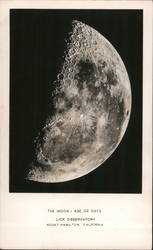 The Moon from Lick Observatory Postcard