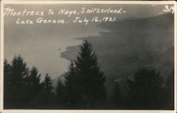 Lake Geneva Switzerland Postcard Postcard Postcard