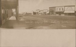 Rare View of Main Street Looking South Postcard