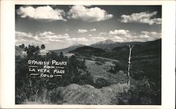 Spanish Peaks - La Veta Pass, Colorado Postcard