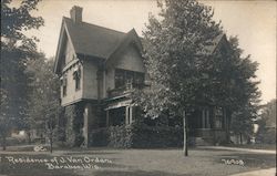 Residence of J. Van Ordan Postcard