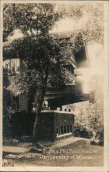 Sigma Phi Frat House University of Wisconsin 106 N. Prospect Ave. Postcard