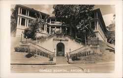 Gorgas Hospital, Ancon, C.Z. Panama City, Panama Postcard Postcard Postcard