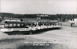 Ride the Ducks on Land and Water Wisconsin Dells, WI Postcard Postcard Postcard