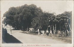 Calle de Los Baños Postcard