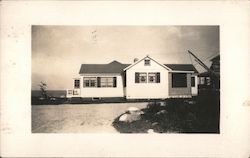 House on the Water in Groton Long Point, CT Postcard