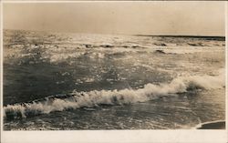 Surf At Groton Long Point, Connecticut Postcard
