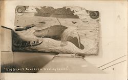 Stern Board from a Whaling Vessel Postcard