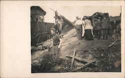 Stonington Junction Train Wreck, July 1912 Postcard