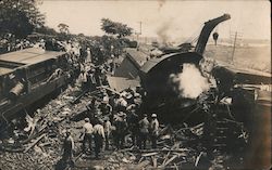 Train Wreck at Stonington Junction July 25, 1912 Hampton, CT Postcard Postcard Postcard