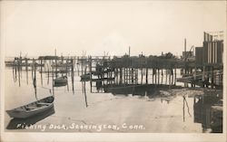 Fishing Dock Postcard