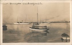 Stonington Harbor Yachts Postcard
