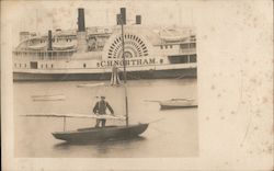 C.H. Northam, Paddle Steamer New Haven, CT Postcard Postcard Postcard