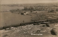 View of the Bay Stonington, CT Postcard Postcard Postcard