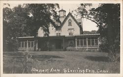 Manor Inn Stonington, CT Postcard Postcard Postcard