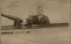 Submarine Chase #65 used in World War II Postcard