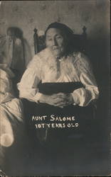 Aunt Salome 107 Years Old Postcard