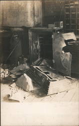 Stonington post office Safe "Cracked" Postcard