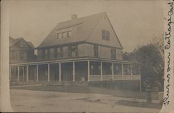 Elm Street - Stonington, Connecticut Postcard