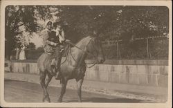 Samuel Chesebro and Priscilla Alden - Stonington Battle Centennial Postcard