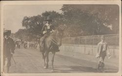 Descendants of John Mason, Stonington Battle Centennial Parade Postcard