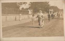 Palmer Family, Stonington Battle Centennial Parade Postcard