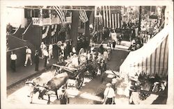 Thomas Wheeler Family Ox Cart, Stonington Battle Centennial Postcard