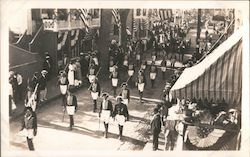 Patriotic Street Parade Postcard