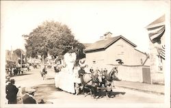 Miss Ethel Simmons as "Victory" - Stonington Battle Centennial Postcard