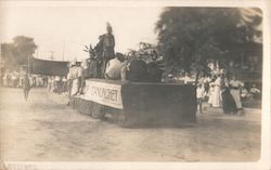 Chief Canonchet Parade Float Postcard