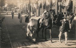 Denison Family, Stonington Battle Centennial Parade Postcard