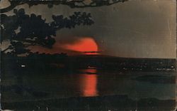 Sunset Skies in Hilo, Hawaii Postcard