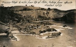 Onomea Bay Village, Big Island c1927 Postcard