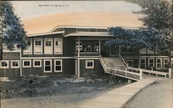 Hilo Yacht Club, Tinted Postcard