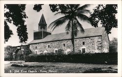 First Church Kona, HI Postcard Postcard Postcard