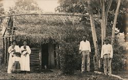 Hawaiian Island Natives from 1927 Postcard