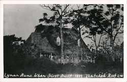 Lyman Home When First Built 1839 Postcard