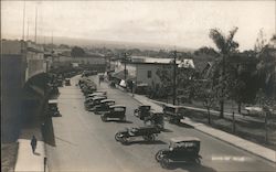 City of Hilo - Old Cars Postcard