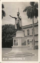 King Kamehameha statue Postcard