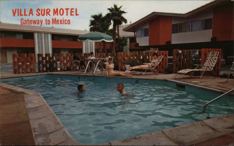 Villa Sur Motel, Calexico, California - Pool