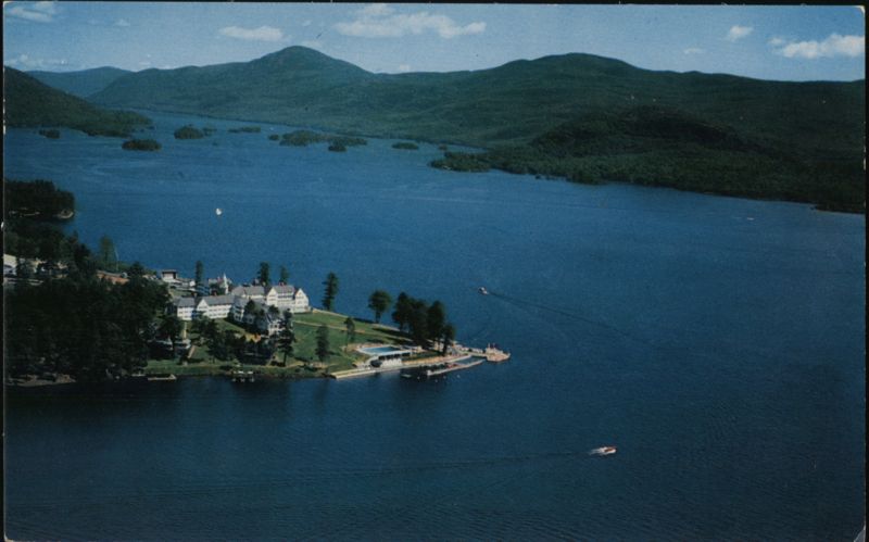 Lake George near Bolton Landing, Sagamore Hotel, Green Island New York
