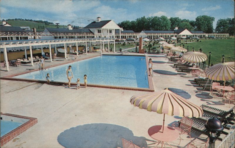 Belle Meade Motel and Restaurant Swimming Pool Harrisonburg Virginia